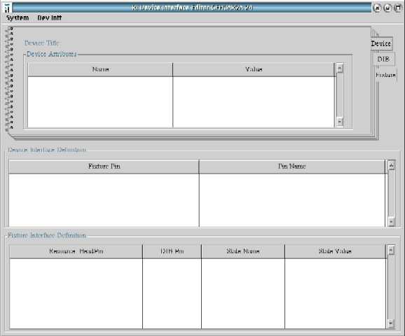 Device Interface Editor